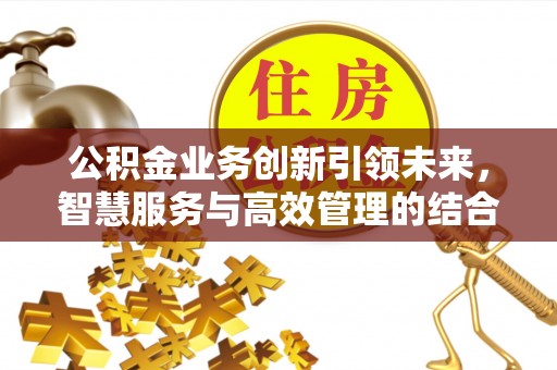 若尔盖公积金业务创新引领未来，智慧服务与高效管理的结合
