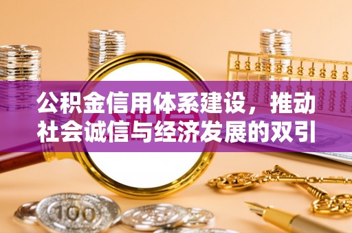 若尔盖公积金信用体系建设，推动社会诚信与经济发展的双引擎