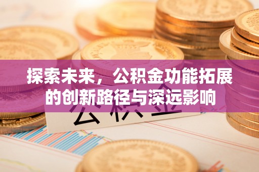 若尔盖探索未来，公积金功能拓展的创新路径与深远影响
