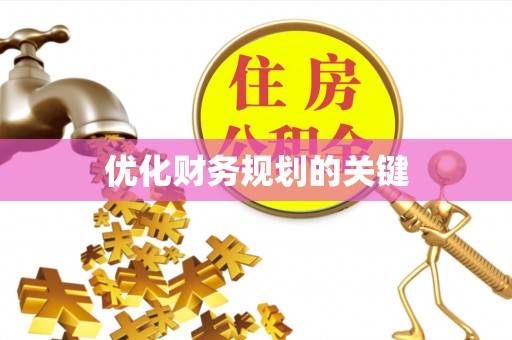 若尔盖优化财务规划的关键