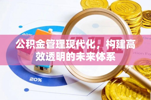 若尔盖公积金管理现代化，构建高效透明的未来体系