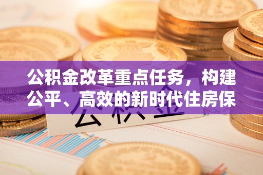 若尔盖公积金改革重点任务，构建公平、高效的新时代住房保障体系