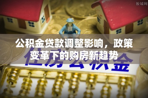 若尔盖公积金贷款调整影响，政策变革下的购房新趋势