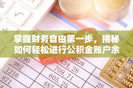 若尔盖掌握财务自由第一步，揭秘如何轻松进行公积金账户余额查询