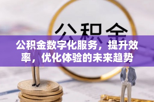 若尔盖公积金数字化服务，提升效率，优化体验的未来趋势