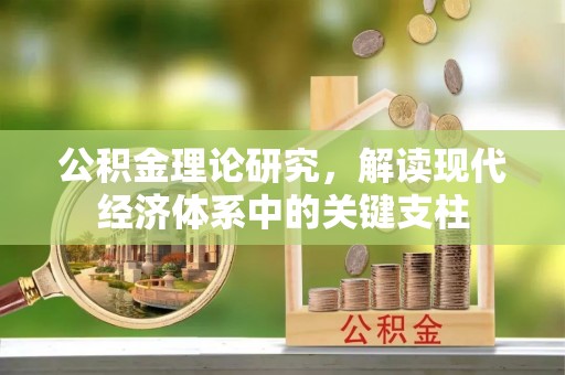 若尔盖公积金理论研究，解读现代经济体系中的关键支柱