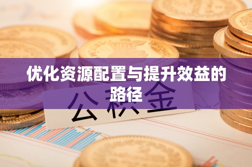 若尔盖优化资源配置与提升效益的路径