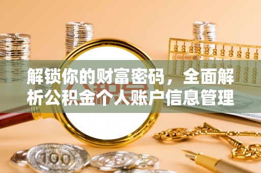 若尔盖解锁你的财富密码，全面解析公积金个人账户信息管理与优化